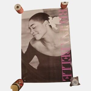 Regina Belle Baby Come To Me Vintage 1989 CBS Record R&B Soul Promo Poster